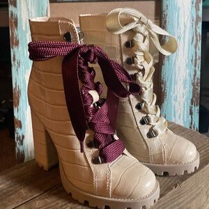 Schutz leather boots